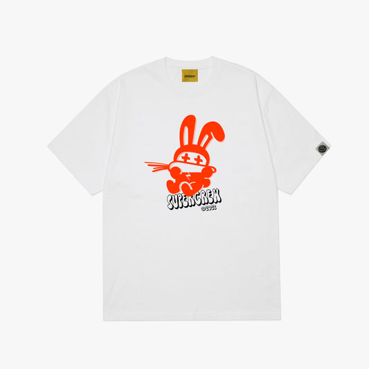 LUCKY BUNNY TEE (WHITE)