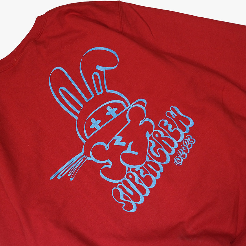 LUCKY BUNNY SWEATER (RED)